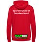 Sportfreunde 01 Handball Kapuzenjacke Unisex rot
