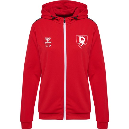 Sportfreunde 01 Handball Kapuzenjacke Damen rot