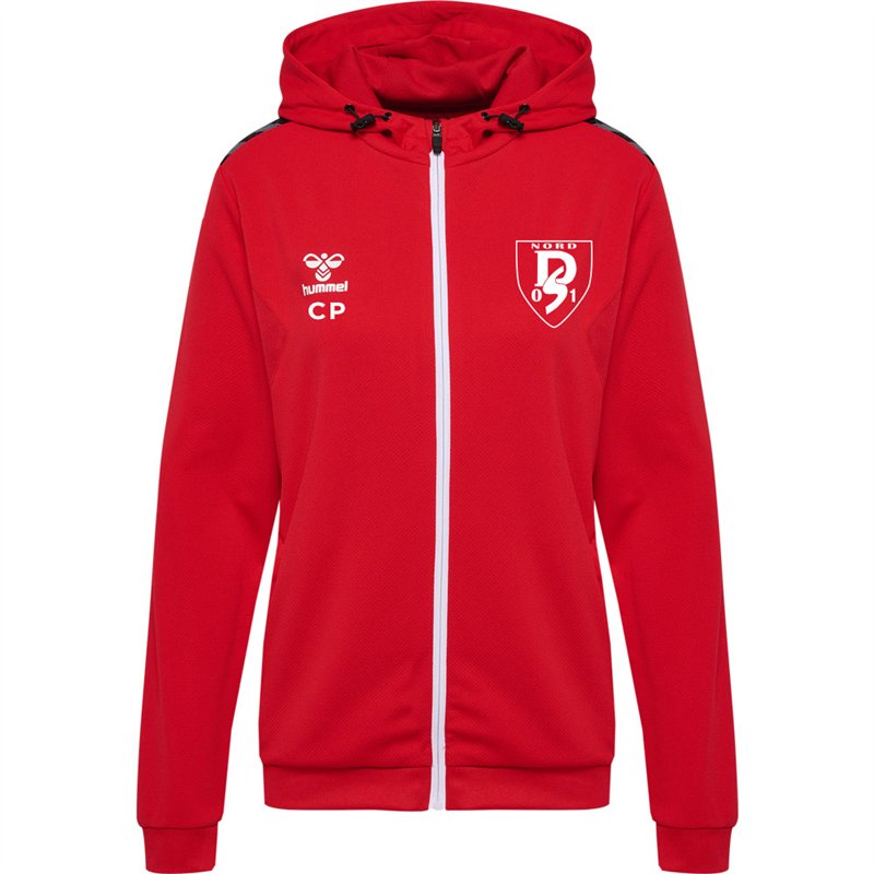 Sportfreunde 01 Handball Kapuzenjacke Damen rot