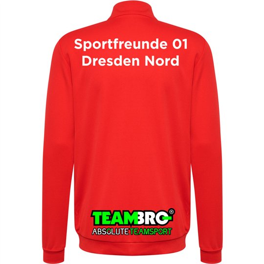 Sportfreunde 01 Handball Trainingsjacke Kinder rot