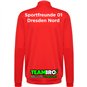 Sportfreunde 01 Handball Trainingsjacke Kinder rot