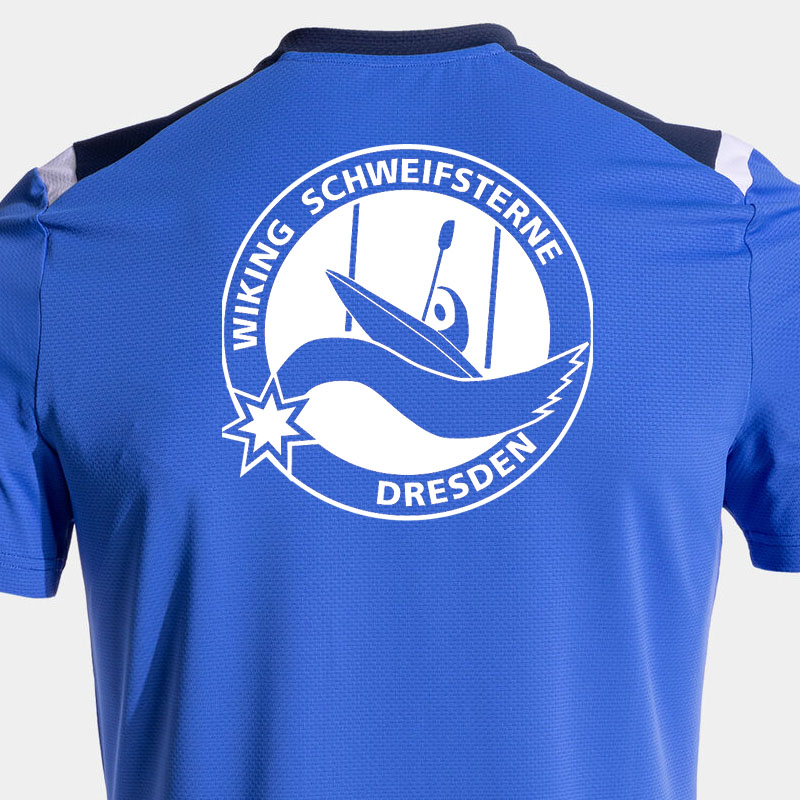 WSD Kanu Kurzarmshirt royal-marine Kinder