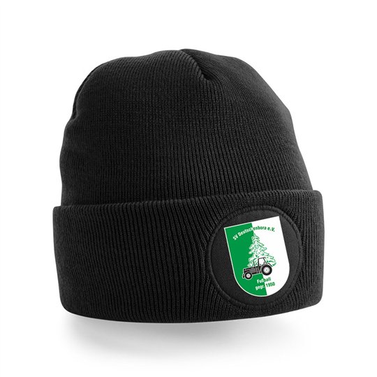 SV Deutschenbora Strickmütze schwarz