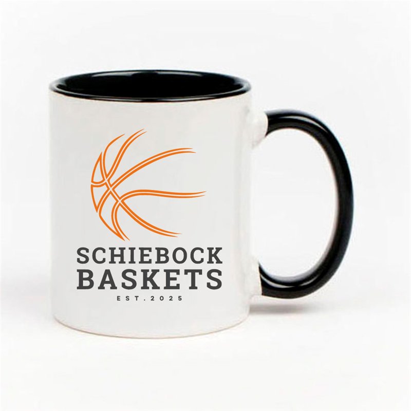 Schiebock Baskets Tasse schwarz/weiss